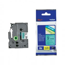 Brother - Nastro - Nero/Verde - TZE721 - 9mm x 8mt