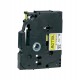 Brother - Nastro laminato flessibile - Nero/Giallo - TZEFX2621 - 9mm x 8mt