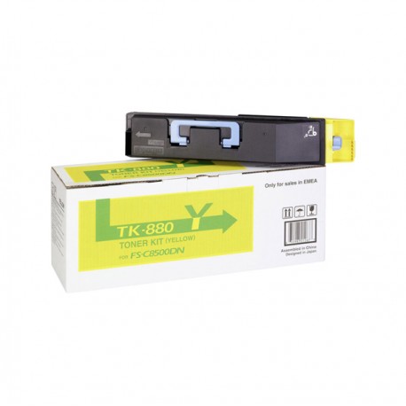 Kyocera - Toner - Giallo - TK-880Y - 1T02KAANL0 - 18.000 pag