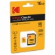Kodak - Micro SDHC Class 10 Extra - EKMSDM16GHC10CK - 16GB