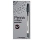 Penna a sfera con cappuccio - punta fine 0,7mm - nero - Starline - conf.50 pezzi