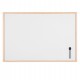 Lavagna bianca magnetica - 60 x 90 cm - cornice legno - bianco - Starline