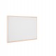 Lavagna bianca magnetica - 60 x 90 cm - cornice legno - bianco - Starline