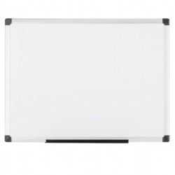 Lavagna magnetica - 100 x 200 cm - superficie in acciao laccato - cornice in alluminio - bianco - Starline