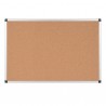 Lavagna - 45 x 60 cm - superficie in sughero - cornice in alluminio - Starline