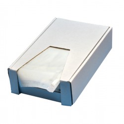Busta adesiva portadocumenti - senza stampa - DL (22,8 x 12 cm) - carta - trasparente - Eco - Starline - conf. 250 pezzi