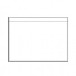 Busta adesiva portadocumenti - senza stampa - C5 (23 x 16,5 cm) - carta - trasparente - Eco - Starline - conf. 250 pezzi