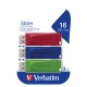 Verbatim - USB Pen Drive 3.2 Gen 1 Drive - 16 GB - rosso/giallo/blu - conf. 3 pezzi - 49306