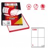 Etichette adesive C/505 - in carta - permanenti - 105 x 140 mm - 4 et/fg - 100 fogli - bianco - Markin
