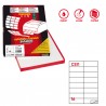 Etichette adesive C/511 - in carta - permanenti - 105 x 37,12 mm - 16 et/fg - 100 fogli - bianco - Markin