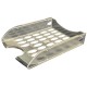 Vaschetta portacorrispondenza forata E040 - 26 x 34,5 x 6,5 cm - neutro trasparente - Fellowes