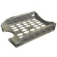 Vaschetta portacorrispondenza forata E040 - 26 x 34,5 x 6,5 cm - fumé trasparente - Fellowes