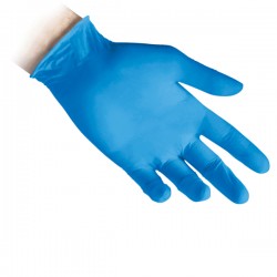 Guanti in nitrile N80 - ultrasottili - taglia S - azzurro - Reflexx - conf. 100 pezzi