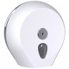 Dispenser linea EColored di carta igienica in rotolo Mini Jumbo - 27 x 12,8 x 27,3 cm - plastica - adamello white - Mar Plast