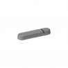 Poggiaposate - 8 x 2 x 1 cm - melamina - grigio - Leone - conf. 6 pezzi