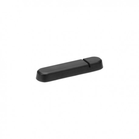 Poggiaposate - 8 x 2 x 1 cm - melamina - nero - Leone - conf. 6 pezzi