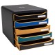Cassettiera Big Box Plus NeoDeco - 5 cassetti - 34,7 x 27,8 x 26,7 cm - multicolore - Exacompta