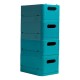 Scatola pieghevole The Smart Case mini Skandi - 18,8 x 13,8 x 9,5 cm - blu pacifico - Exacompta