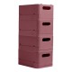 Scatola pieghevole The Smart Case maxi Skandi - 37,5 x 27,5 x 16,3 cm - rosa antico - Exacompta