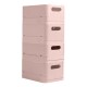 Scatola pieghevole The Smart Case maxi Skandi - 37,5 x 27,5 x 16,3 cm - nude - Exacompta