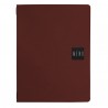 Portamenù Talk - 3 inserti doppi inclusi - A4 - 24,3 x 31,6 cm - bordeaux - Stilcasa