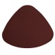 Sottopiatto sagomato Talk - 43 x 35 cm - bordeaux - Stilcasa