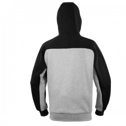 Felpa Borgo - con cappuccio - taglia XXL - grigio/nero - Deltaplus