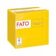 Tovagliolo - carta - 24 x 24 cm - 2 veli - giallo - Fato - conf. 100 pezzi