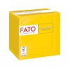 Tovagliolo - carta - 24 x 24 cm - 2 veli - giallo - Fato - conf. 100 pezzi