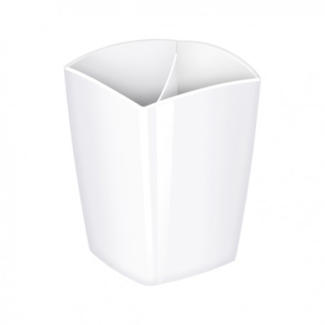 Portapenne 530 Mineral - 7,4 x 7,4 x 9,5 cm - bianco artico - Cep