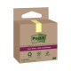 Blocco foglietti Post-it SuperSticky Green - 622R-SS3CY - 47,6 x 47,6 mm - carta riciclata - giallo Canary - 70 fogli - Post-it 
