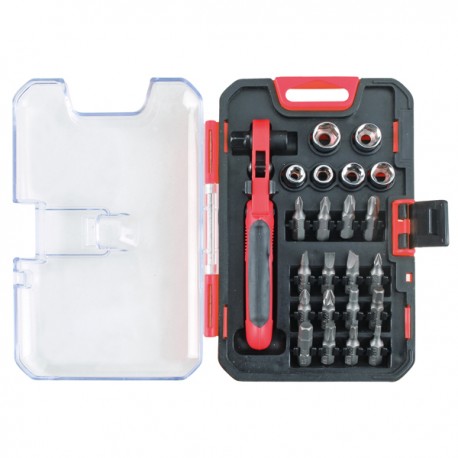 Portainserti di precisione - con 23 inserti - misure assortite - Valex