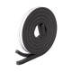 Guarnizione adesiva per isolamento garage - 17 mm x 6,5 m - resina - antracite - Geko