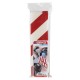 Pannello antiurto adesivo BOX - 13,7 x 50 cm - PE - bianco/rosso - Geko - conf. 2 pezzi