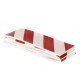 Pannello antiurto adesivo BOX - 24 x 50 cm - PE - bianco/rosso - Geko - conf. 2 pezzi