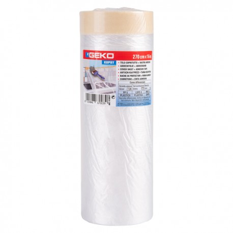 Bobina nastro adesivo in carta e telo HD - 270 cm x 16 m - Geko