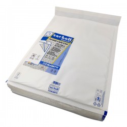Busta imbottita Sacboll - E (24 x 32 cm) - carta - bianco - Blasetti - conf. 10 pezzi