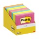 Blocco foglietti Post-it - 76 x 76 mm - colori assortiti - 100 fogli - Post-it - conf. 10 blocchi