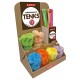 TemperamatiteTenks Peluche e Righe 16cm - colori assortiti - Arda - display Voilà 48 pezzi totali