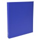 Raccoglitore foderato in PP - A4 - 4 anelli tondi 30 mm - dorso 4cm - blu scuro - Exacompta