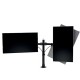 Braccio estensibile ergonomico per monitor doppio SmartFit - nero - Kensington