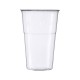 Bicchiere birra in PLA - 390 ml - trasparente - Dopla Green - conf. 20 pezzi