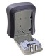 Cassetta di sicurezza per chiavi - combinazione meccanica - 9,5 x 11,5 x 4 cm - metallo - nero/grigio - Valex