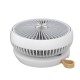 Ventilatore da tavolo Air Studio - ricaricabile - diametro 17 cm - grigio/bianco - CFG