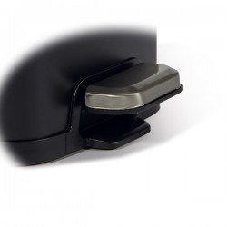 Bidone Pico - con pedale e vaschetta - 4 L - nero satinato - Perfetto