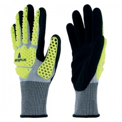 Guanto antiurto EOS NOCUT VV909 - taglia 11 - giallo fluo/grigio - Deltaplus