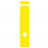 Copridorso CDR C - carta autoadesiva - 7 x 34,5 cm - giallo - Sei Rota - conf. 10 pezzi