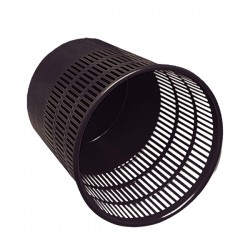Cestino gettacarte - traforato - altezza 31,5 cm - diametro 30 cm - 15 L - nero - Methodo