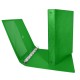 Raccoglitore Stelvio - 22 x 30 cm - 4 anelli a R 25 mm - dorso 3 cm - verde - Sei Rota