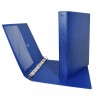 Raccoglitore Stelvio - 22 x 30 cm - 4 anelli a R 25 mm - dorso 3 cm - blu - Sei Rota